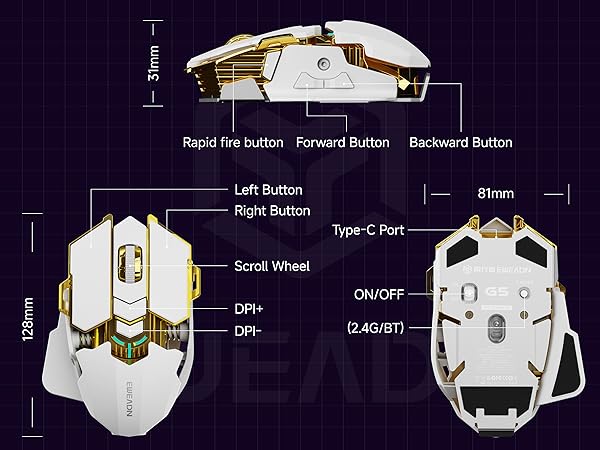wireless gaming mouse mouse wireless mouse gaming mouse black mouse bluetooth mouse computer mouse 