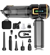 KedeeSparkle Car Vacuum Cleaner, 22000PA High Power Portable Handheld Car Vacuum &amp; Air Duster, Mi...