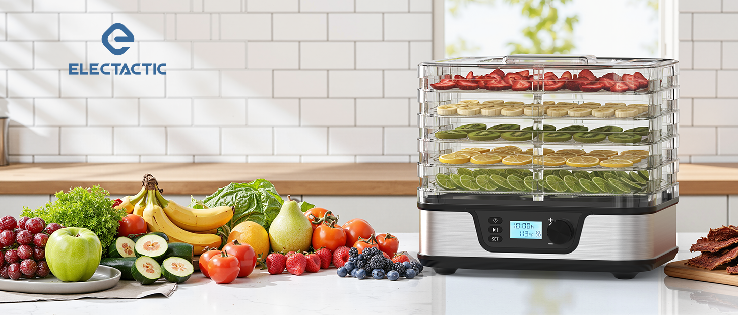Electactic food dehydrator