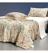 LLanCL Floral Print Cooling Blankets for Hot Sleepers - Cool Like Ice Cream Blanket for Summer, L...
