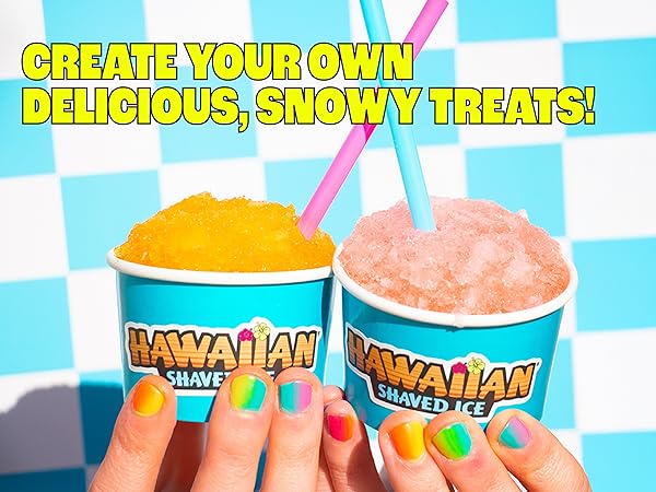 create your own delicious snowy treats