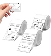 NIIMBOT Labels 3 Rolls Set for B1/B21/B31 Sticker Printer, 40x30mm (1.57'' x 1.18'') 230 Labels/R...