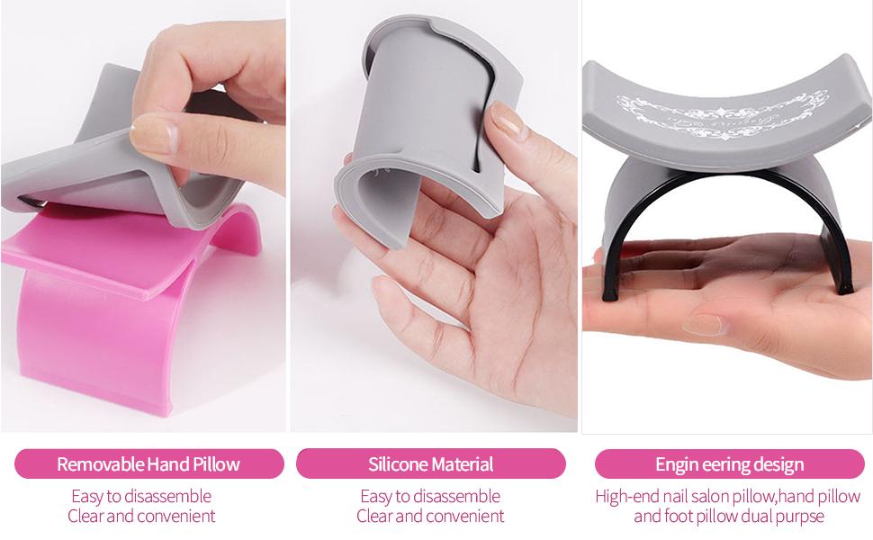 soft waterproof nail art arm rest