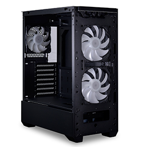 2 Pre-installed 140mm fans, air cooling cooler liquid ready