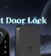 Smart Door Lock, Fingerprint Door Lock, Smart Biometric Deadbolt, Electronic Touchscreen Door Loc...
