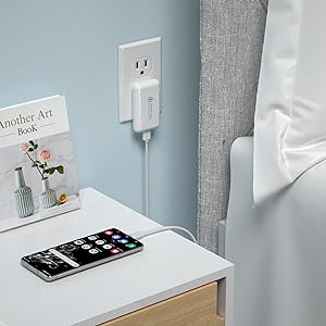 slim wall plug