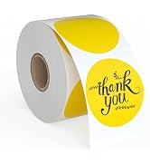 2" Circle Direct Thermal Labels, 750 Direct Thermal Labels, Self-Adhesive Address Shipping Therma...