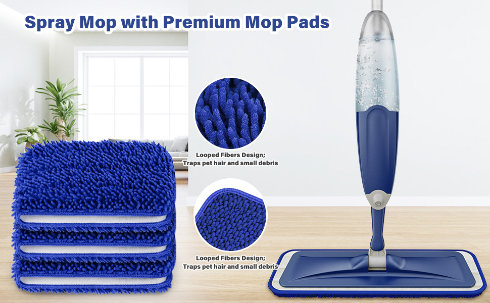 refillable spray mop for wooden laminate