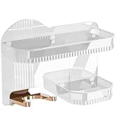 Wall Mounted Hair Dryer Holder, Bathroom Organizer for Bathroom Storage Use, Bathroom Trays, Hold...