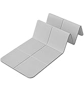 Foldable Yoga Mat for Travel 72"x 32"x 0.32"Inch, 8mm Thick Folding Exercise Mat, Outdoor Non-sli...