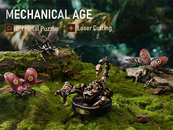 ROKR 3D Metal Puzzles Model Kits 