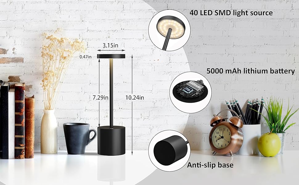 cordless table lamp