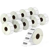 BETCKEY - 1.25" x 1" (32 mm x 25 mm) UPC Barcode &amp; Address Labels Compatible with Zebra &amp; More La...