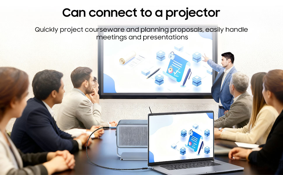 Can connect to a projector