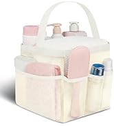 Attmu Mesh Shower Caddy Portable for College Dorm Room Essentials with 8 Pockets, Hanging Shower ...