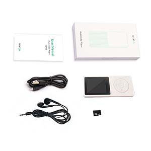 white MP3 player