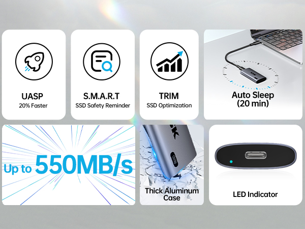 128GB SSD External Hard Drive