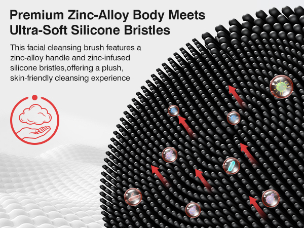 Ultra-soft silicone bristles