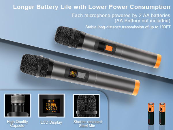 portable microphone and speaker