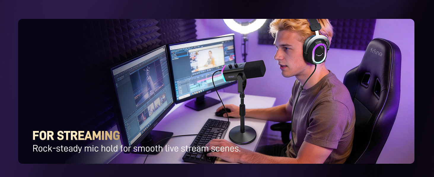 streaming mic stand