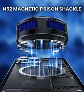 Phone Cooler for Gaming, Low Noise USB Cell Phone Cooler with Smart Temp Control, Phone Cooling F...