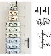 X-cosrack 9-Tier Towel Rack for Bathroom Adjustable Door Hooks Towel Rack Over The Door Towel Rac...