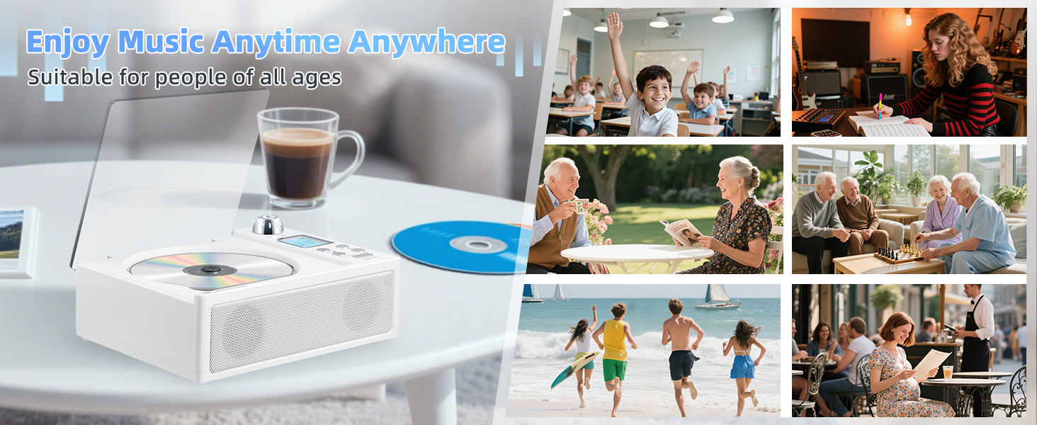 Portable CD Player Boombox