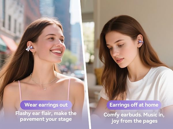 king lucky clip on earbuds