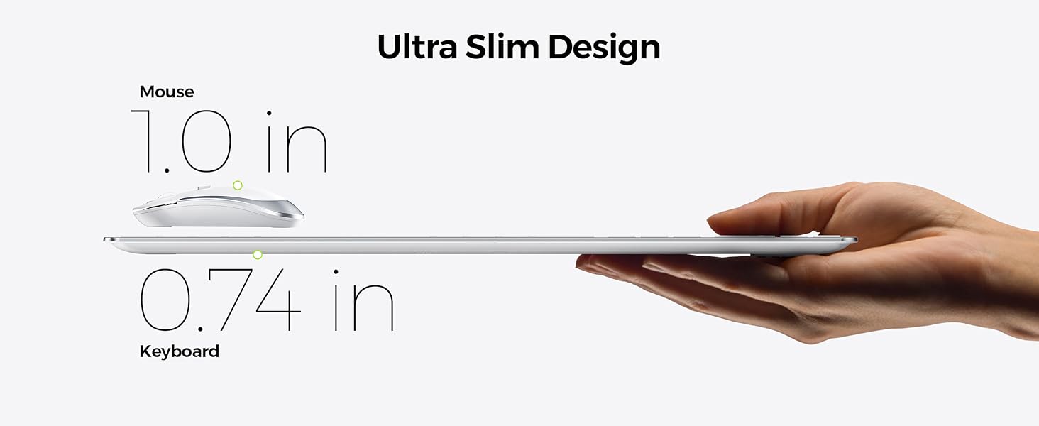 ultra-thin keyboard and mouse