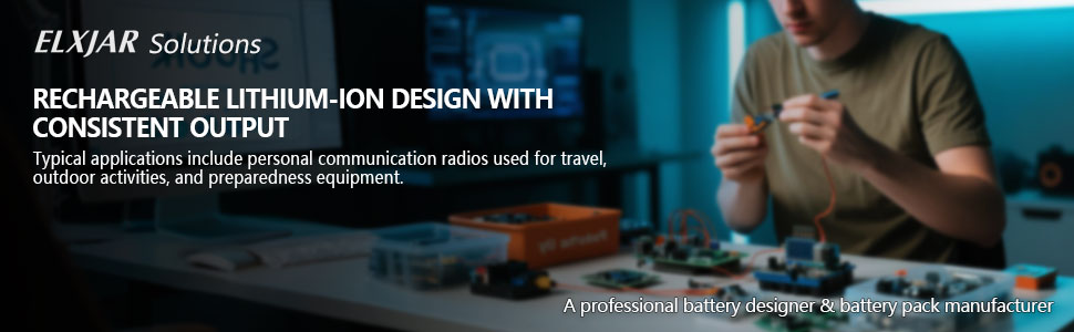 Rechargeable Lithium-Ion Design with Consistent Output
