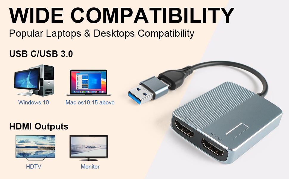 hdmi splitter for windows mac