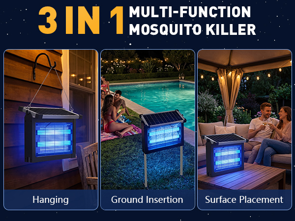 solar power bug zapper outdoor