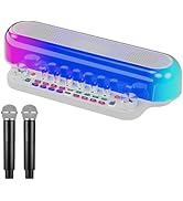 Karaoke Machine, Arvitek Portable Bluetooth 5.3 Speaker with 2 Wireless Microphones for Adults & ...