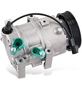 AC Compressor with Clutch Fit for 2012-2014 Hyundai Sonata 2.0L 2.4L, 2012-2018 Kia Optima 2.0L 2...