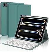 BORIYUAN Keyboard Case for New iPad Pro 13 Inch (M4) 2024, Detachable Wireless Bluetooth Keyboard...