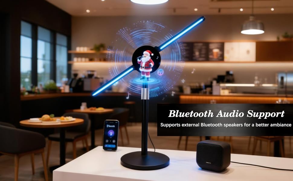 hologram projector fan