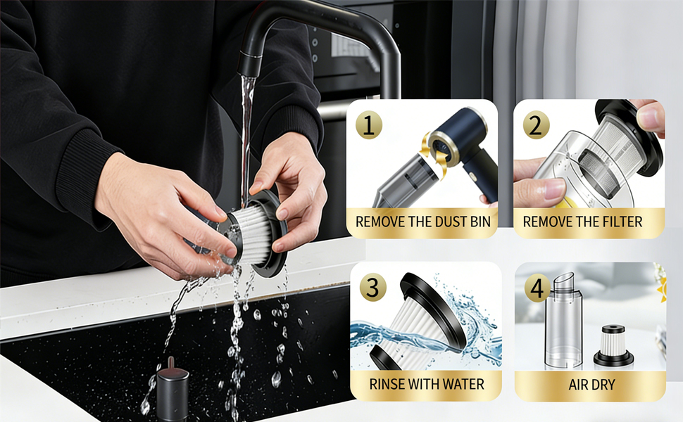 Car Vacuum Portable Cordless