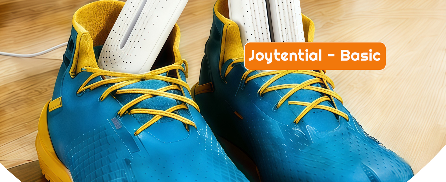 Blue suede boots with yellow laces displayed on wooden surface, showing side and top views of the footwear against a light background.