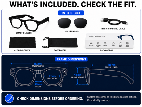 smart glasses with camera and bluetooth