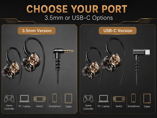 CHOOSE YOUR PORT