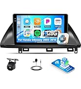 [4+128GB] Android 15 Car Stereo for Honda Odyssey 2005-2010 with Wireless CarPlay Android Auto,10...