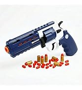 BSHSM Revolver Toy Gun for 8+ Year Olds Kids - Auto-Rotating Cylinder with Steel Ejector Rod, 18 ...