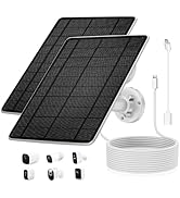Solar Panel Compatible Camera Type C USB Port, with 9.8ft Cable, for Spotlight Cam Plus/Pro (Batt...