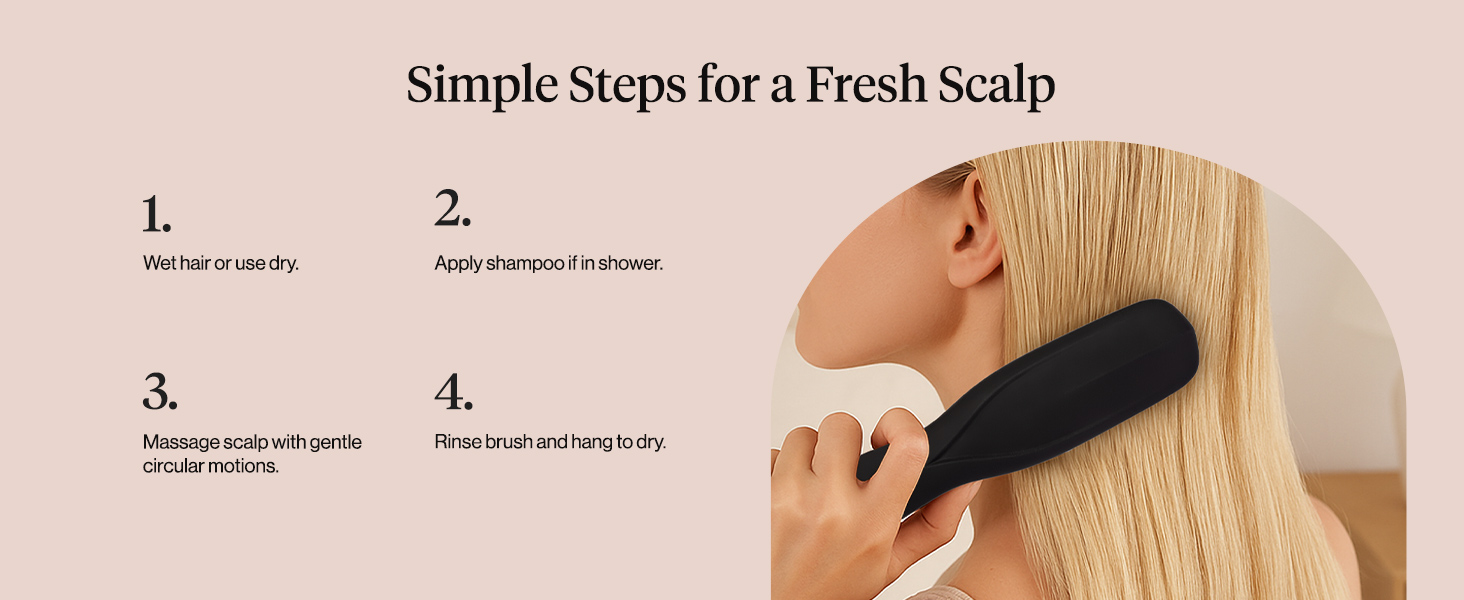 Kitsch Scalp Renewal Brush- Black