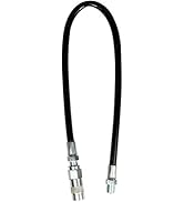 Performance Tool W54211 18" Flex Grease Gun Hose Extension With Coupler, 4,500 Working PSI (1/8 NPT)