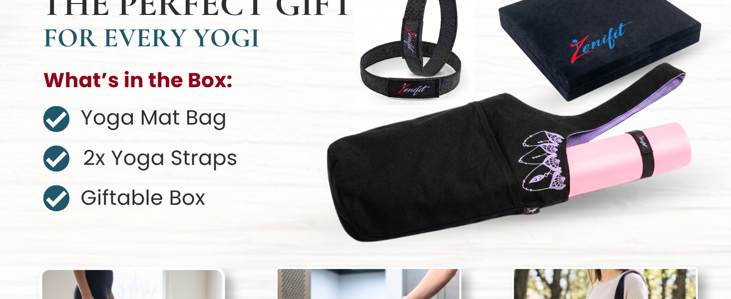 items included with the puchase of yoga mat carrier for women