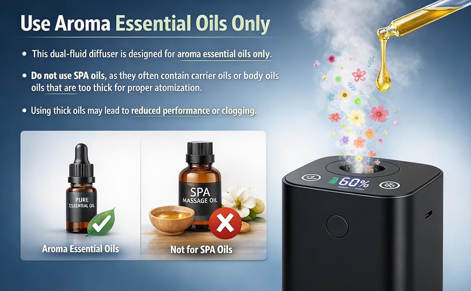 waterless essential oil diffuser