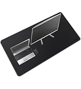 VYAAA Leather Desk Mat, 51"Ã?27.5" Large Mouse Pad, Desktop Protector for Desk, Multifunctional Ke...