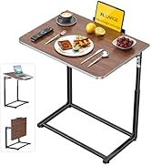 MLZLLL Tv Tray Table,Extra Large Dinner Food Tray Table,Couch &amp; Bed Eating Desk,Heavy Duty Foldin...