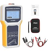 VISLONE Solar DC/AC Power Meter Solar Panel Tester 1600W Photovoltaic Panel Multimeter MPPT Open ...
